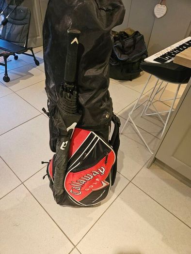 Set of golf clubs