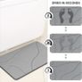 Stone Bath Mat, 100% Natural Diatomaceous Earth Shower Mat, Non-Slip Super Absorbent Quick Drying Bathroom Floor Mat, Shower Mat for Bathroom Floor, Easy to Clean Image 4