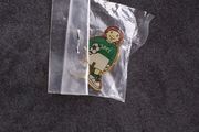 ISPCC  Vintage Soccer Player Pin Badge