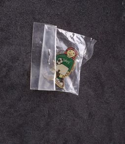 ISPCC  Vintage Soccer Player Pin Badge