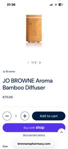 Jo Browne Bamboo diffuser