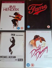Great Music And dance dvds. SPECIAL OFFER now any 8/12/16 dvds. FREE POSTAGE.