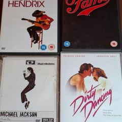 Great Music And dance dvds. SPECIAL OFFER now any 8/12/16 dvds. FREE POSTAGE.