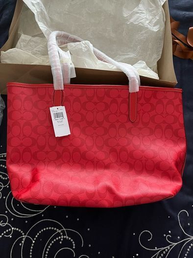 Coach signature city Tote leather NEW FreePost
