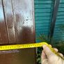 Two teak garage doors Image 3