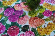 Round tablecloth  -160 cm. "Hydrangea "  100% cotton.