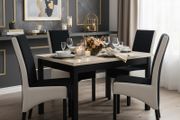 Sorven Extendable Dining Table 120 x 70 cm to 160