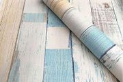 Beach Wood Contact Paper Peel and Stick Wallpaper Easily Removable Printed Stick Wall Paper Decorative Self Adhesive Shelf Drawer Liner Roll - 0.45 x 3 m (FREE POSTAGE)