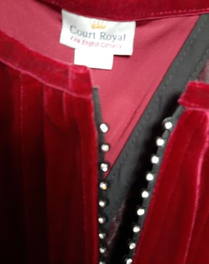 Beautiful new red velvet  Crown Royal corestry