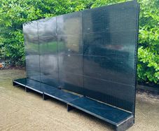 Black Pegboard Exhibition / Shop Display Stand Module