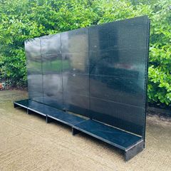 Black Pegboard Exhibition / Shop Display Stand Module