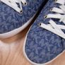 Michael Kors Blue Denim MK Monogram Print Low Top Trainers 8US/6UK/39EU Image 2