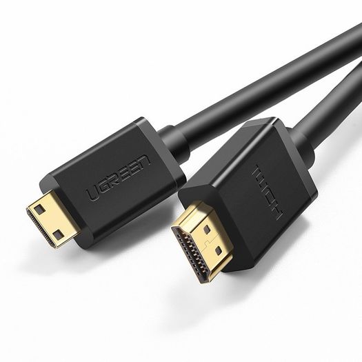 Ugreen Premium 1.5M Mini HDMI (Male) to HDMI (Male) 3D/UHD 4K@60Hz Bi-Directional Cable (Gold-Plated) (Brand New/Warranty)