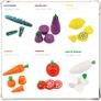 Kids Wooden Kitchen Play Food Toy Set Image 2