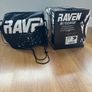 Raven Airborne Mx Helmets Black Size Small, Black/Orange Size Medium. Image 8