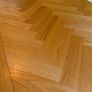 Oak Herringbone Dining Table Image 4