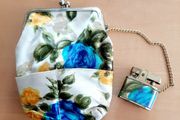Vintage purse &amp; lighter
