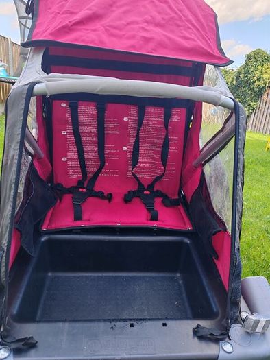 double bike trailer