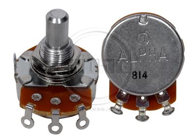 Alpha Potentiometer for Amp Repairs, 3/8" bushing (Choice of resistance value)