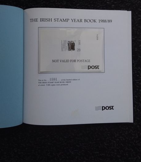 Ireland Mint Stamps : The Irish Stamp Yearbook 1988-89