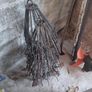 Vintage terracotta chimney cowls and wire bird guard Image 2