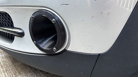 3D-PRINTED brake cooling ducts for mini r50