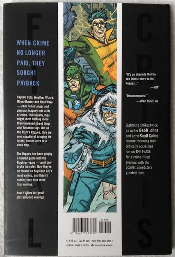 Final Crisis: Rogues' Revenge Hardcover Graphic Novel. By Geoff Johns & Scott Kolins. DC Comics