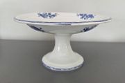 Cake Stand Boch La Louviere Grand Bouquet