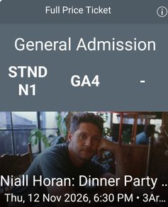 Niall Horan Tickets