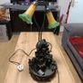 Double Light Table Lamp with built-in water feature Image 2