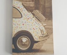 Photograph on canvas