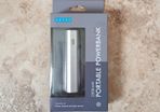 Zenso Portable Power Bank 2500mAh - with 50 cm mini Micro USB Cable - Silver