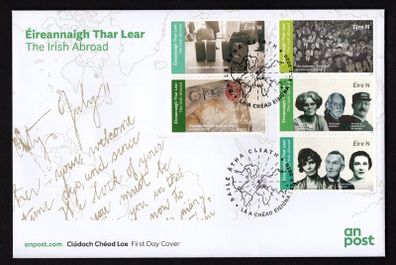 2020 Ireland The Irish Abroad Commemorative Stamps An Post First Day Cover (FDC)