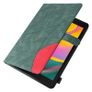 For Samsung Galaxy Tab A 8.0 2019 Dual-Color Splicing Horizontal Flip PU Leather Case With Holder & Card Slots Green Image 2