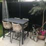 Outdoor high table and chairs Image 2