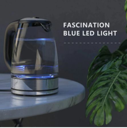 Electric Kettle Variable Temperature 2.0L Glass for Tea Coffee Keep Warm Function Boil-Dry Protection