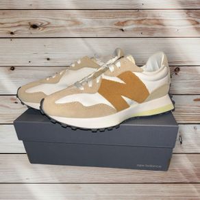 New Balance 327 Trainers Neutral Cream Tan UK 5 EU 37.5