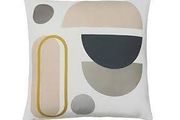 Geo Decor abstract cushion - Blush