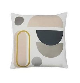 Geo Decor abstract cushion - Blush