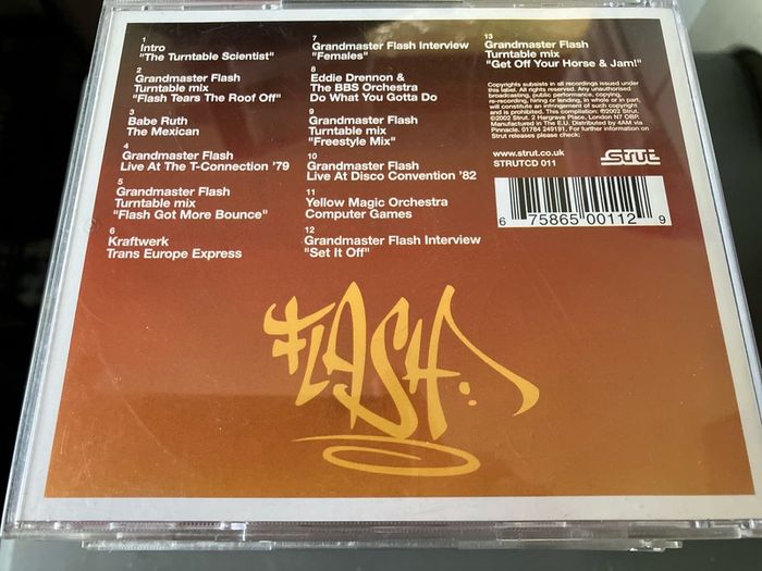 FLASH - The Official Adventures Of Grandmaster Flash    CD