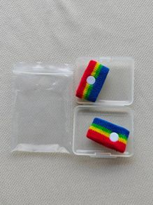 Rainbow Travel Motion Sickness Wristbands Set of 2 Unisex