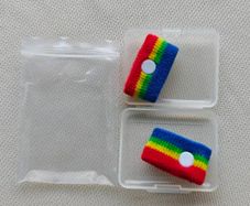 Rainbow Travel Motion Sickness Wristbands Set of 2 Unisex