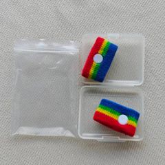 Rainbow Travel Motion Sickness Wristbands Set of 2 Unisex