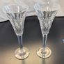 Waterford Crystal Millennium Health Champagne Flutes Pair Vintage Irish Crystal Image 8