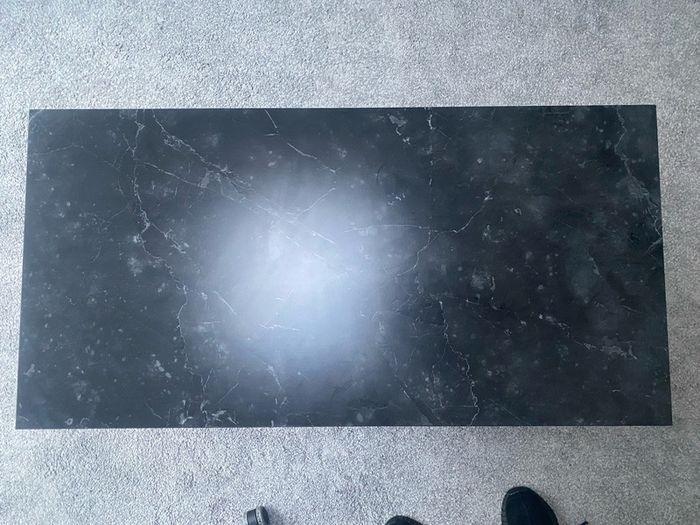 JYSK - Coffee Table - Black Marble Colored