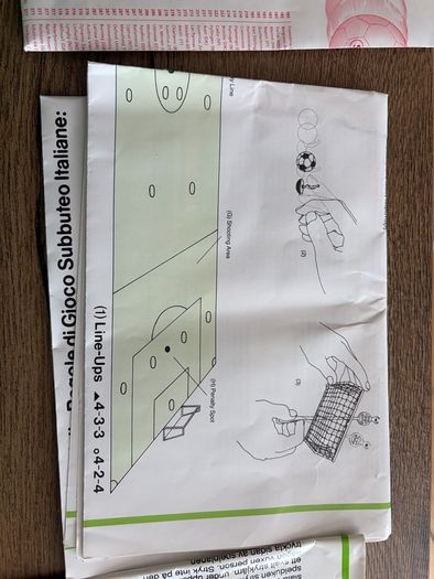 subbuteo set 60140 football game