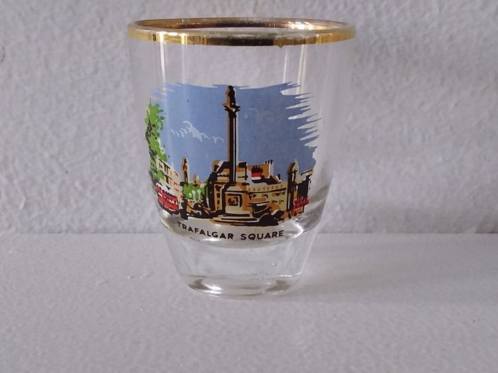 Vintage Souvenir Shot Glasses - Scenes of London - 1960s
