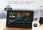 WiFi Weather Station APP Control Smart Weather Monitor Indoor Outdoor Temperature Humidity Barometric Wind Speed Functions