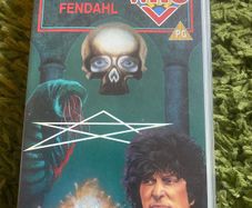 Tom Baker autograph on DR WHO VHS