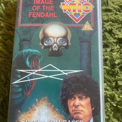 Tom Baker autograph on DR WHO VHS